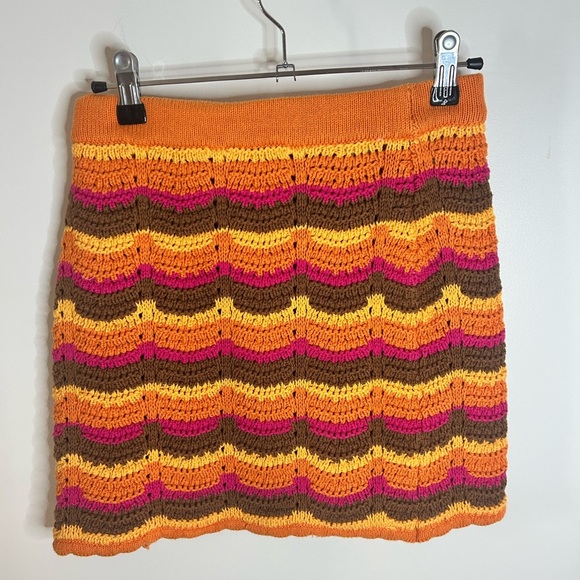 Cotton On Dresses & Skirts - Colorful Striped Knit Skirt
